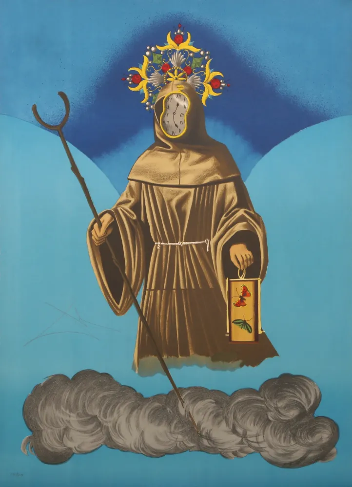 Lithographie Dali - Mystery of Sleep (The Hermit)