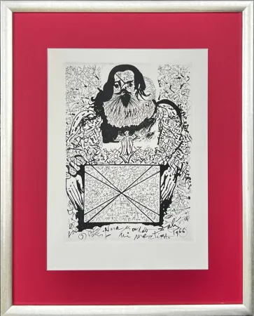 Radierung Dali - Portirait of the Signatures