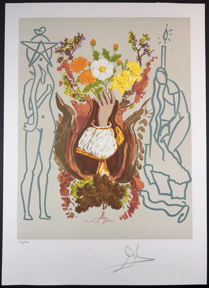 Lithographie Dali - Renaissance With Original Portfolio Case