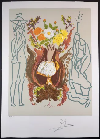 Lithographie Dali - Renaissance With Original Portfolio Case