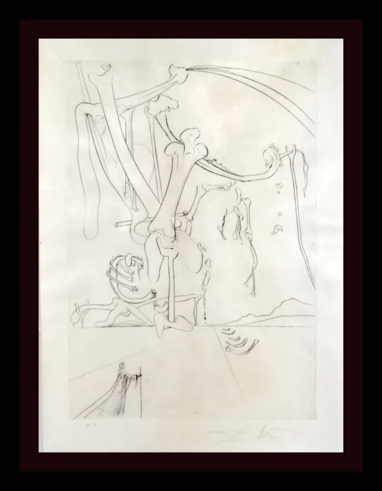 Stich Dali - Roi, je t’attends a Babylone Des Rois Pendus aux Arbes...