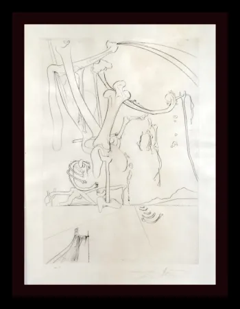 Stich Dali - Roi, je t’attends a Babylone Des Rois Pendus aux Arbes...