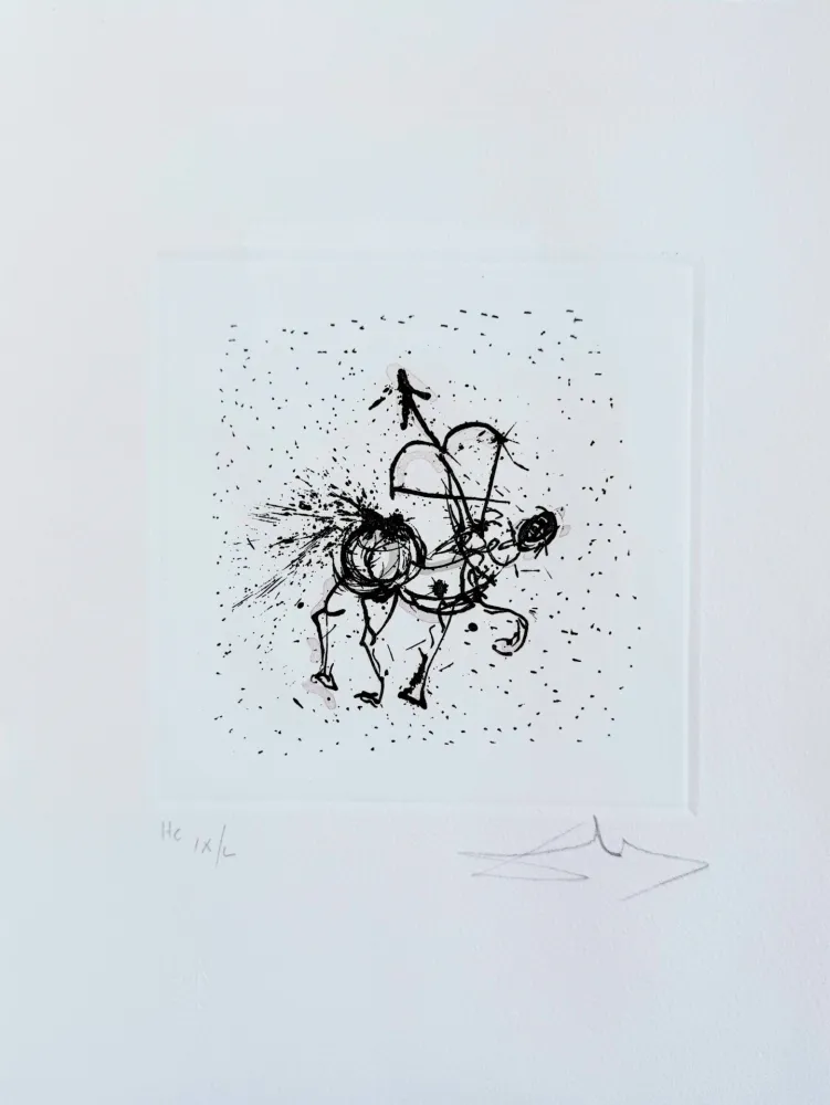 Radierung Dali - Sagittarius