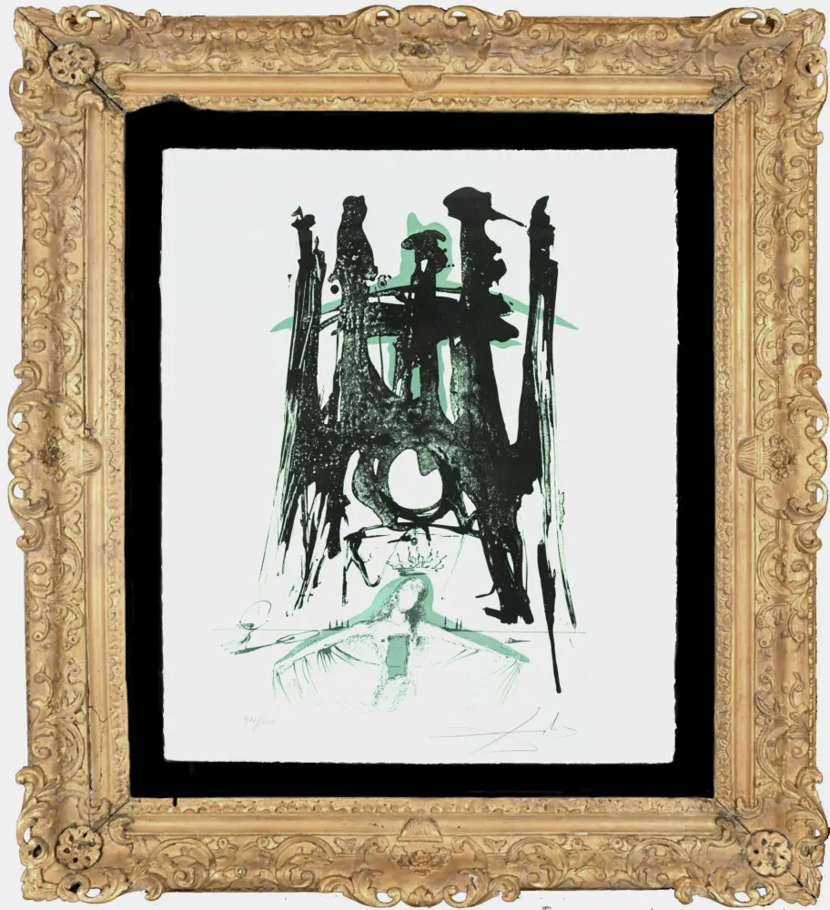 Lithographie Dali - Sagrada Familia