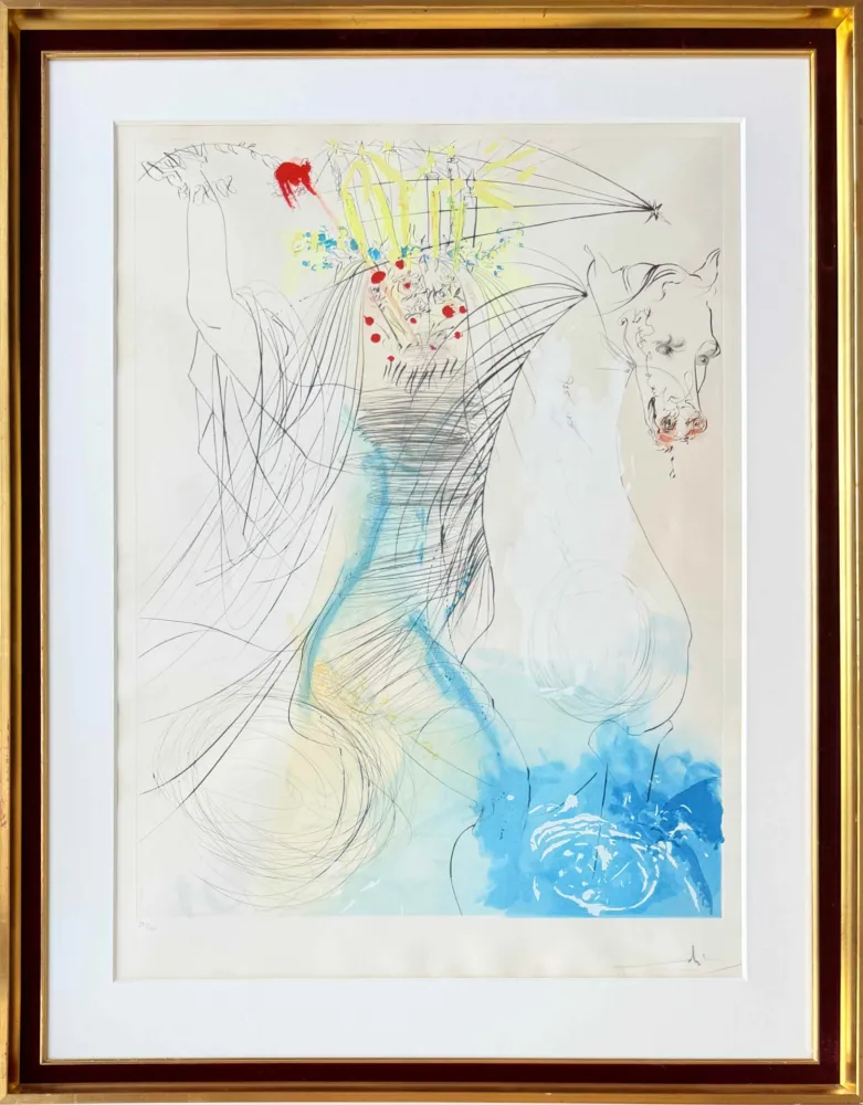 Radierung Dali - Sainte Lucie