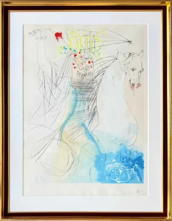 Radierung Dali - Sainte Lucie