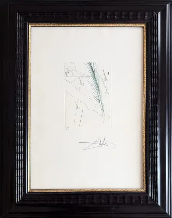 Stich Dali - Salvador Dalí (1904–1989) - Love's Labour's Lost - Drypoint etching on Rives paper - 1970