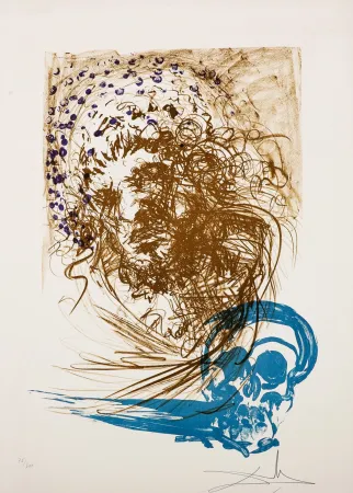 Lithographie Dali - Salvador Dalí (1904–1989) – Old Age – Color zinc lithograph on Arches paper – 1973