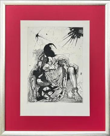 Radierung Dali - Sigismund in Chains