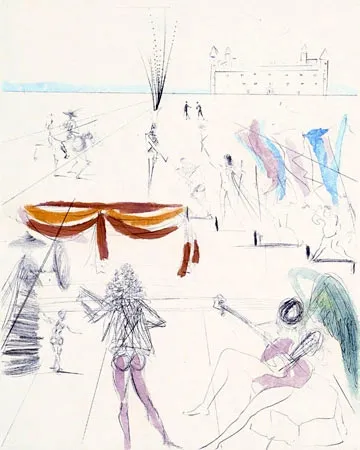 Stich Dali - St. Jacques de Compostella