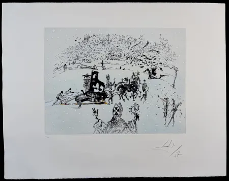 Stich Dali - Tauramachie Surrealiste The Piano in The Snow
