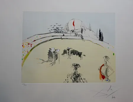 Stich Dali - Tauromachie Surrealiste Bullfight With Drawer