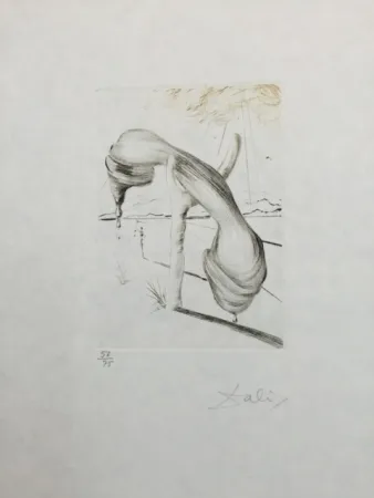 Radierung Und Aquatinta Dali - Telephone mou