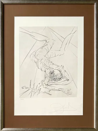 Radierung Dali - The Fall