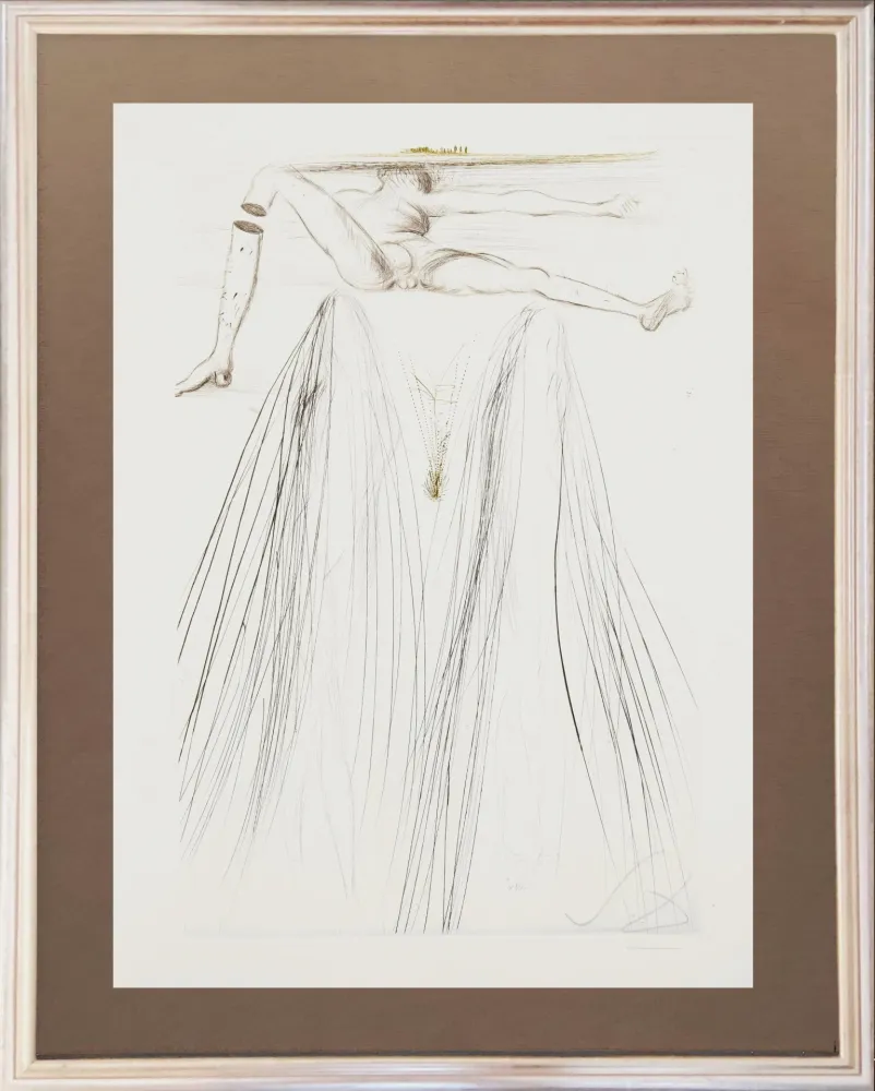 Radierung Dali - The Giant Beliagog
