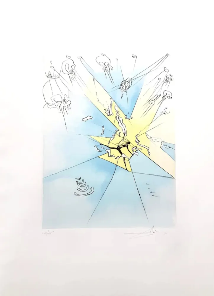 Stich Dali - The Grand Inquisitor Expels the Savior