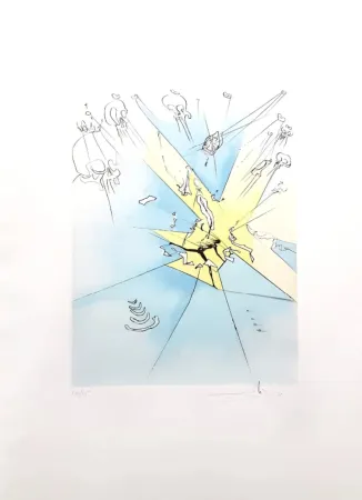 Stich Dali - The Grand Inquisitor Expels the Savior