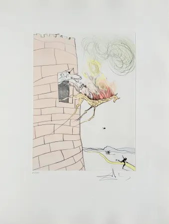Radierung Dali - The Great Inquisitor Expels the Saviour