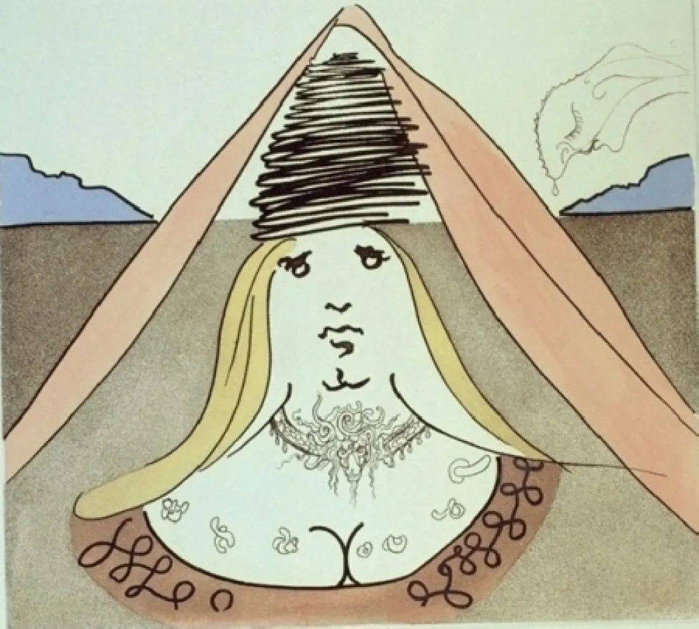 Radierung Und Aquatinta Dali - The Lady Dulcinea