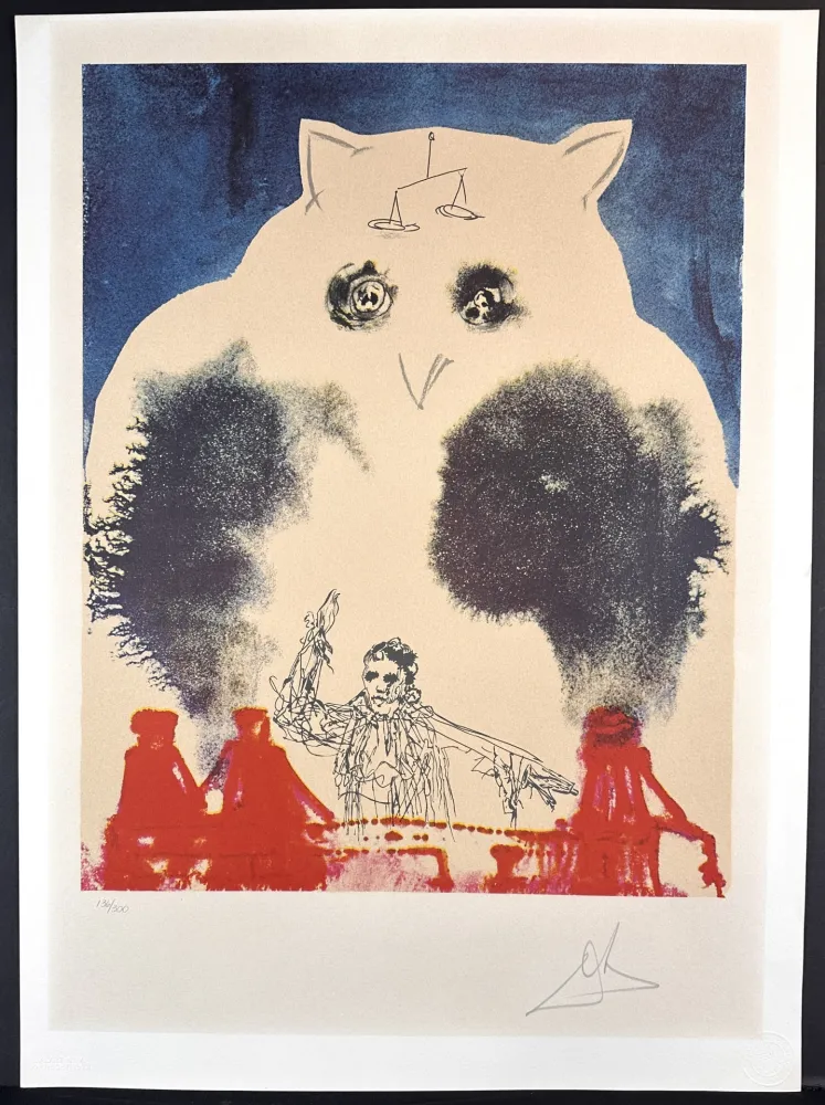 Lithographie Dali - The Lawyer