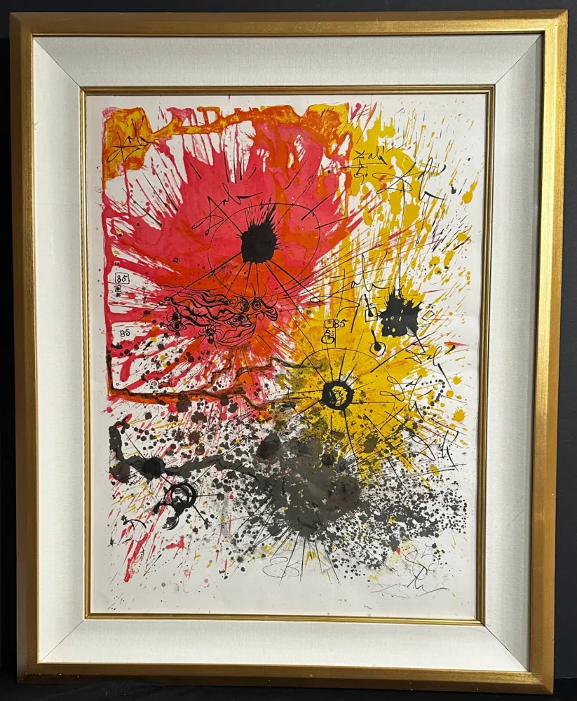 Lithographie Dali - The Lucky Number of Dali