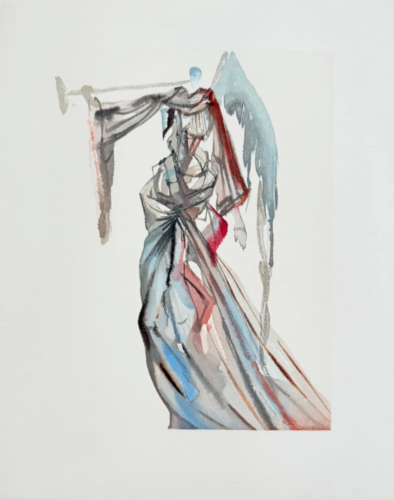 Holzschnitt Dali - The Paradise, Canto 10 - The Angel of the Sun