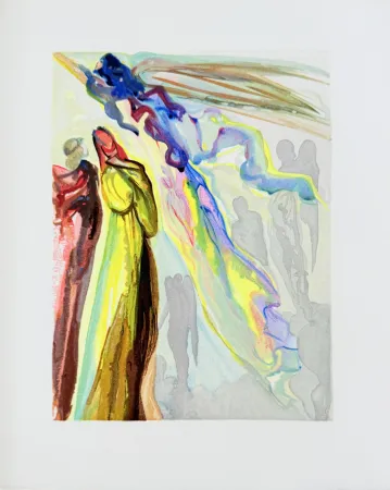 Holzschnitt Dali - The Paradise, Canto 16 - The Ancestor's Apparition