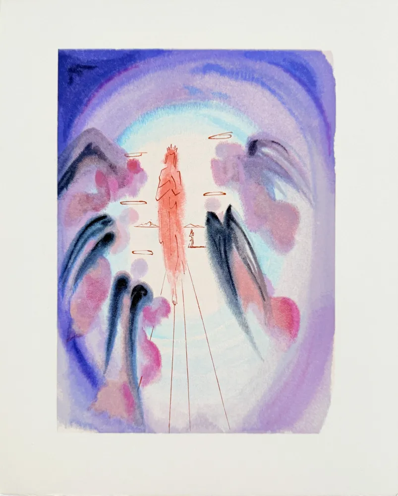 Holzschnitt Dali - The Paradise, Canto 24 - The Joy of the Blessed