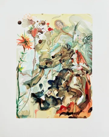 Holzschnitt Dali - The Paradise, Canto 25 - St. James of Hope