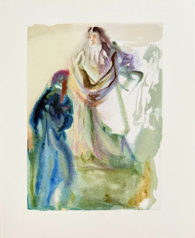 Holzschnitt Dali - The Paradise, Canto 28 - The Movement Toward God