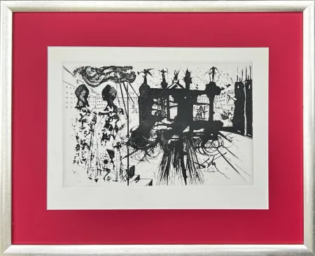Radierung Dali - The Portico