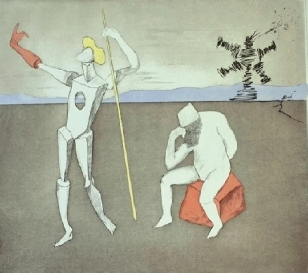 Radierung Und Aquatinta Dali - The Power of Thought