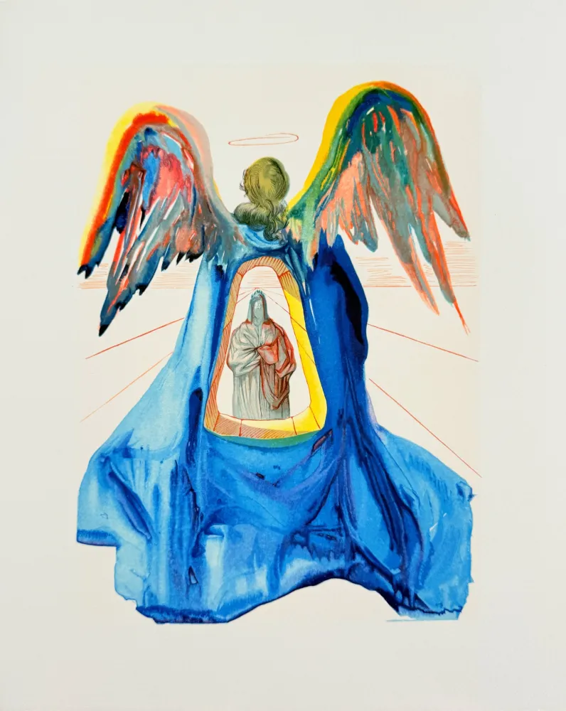 Holzschnitt Dali - The Purgatory, Canto 33 - Dante Purified