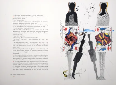 Heliogravüre Dali - The Queen's Croquet Ground, Alice's Adventures in Wonderland, 1969