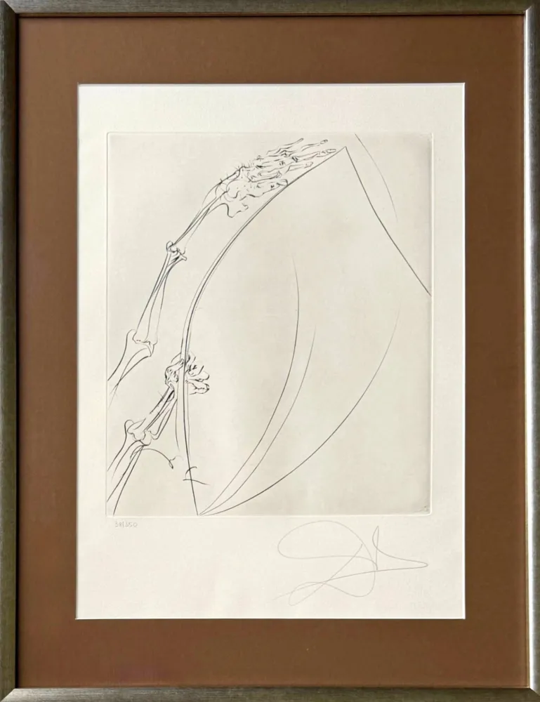 Radierung Dali - The Rod