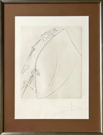 Radierung Dali - The Rod