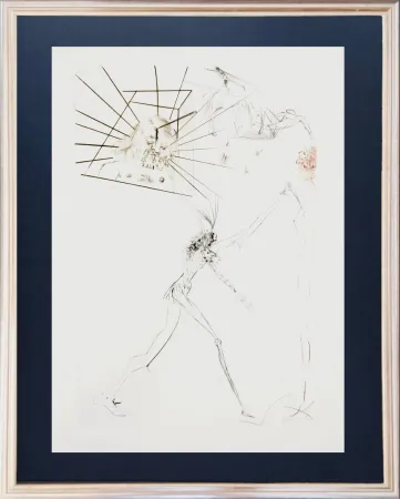 Radierung Dali - The Three False Barons