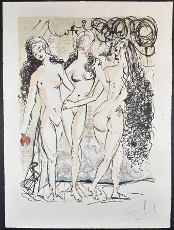 Lithographie Dali - The Three Graces 