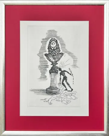 Radierung Dali - The Writer's Whim