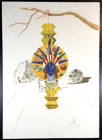 Lithographie Dali - Time American Clock