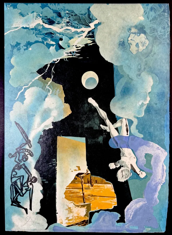 Lithographie Dali - Trilogy of Love The Eternity of Love (The Tower)