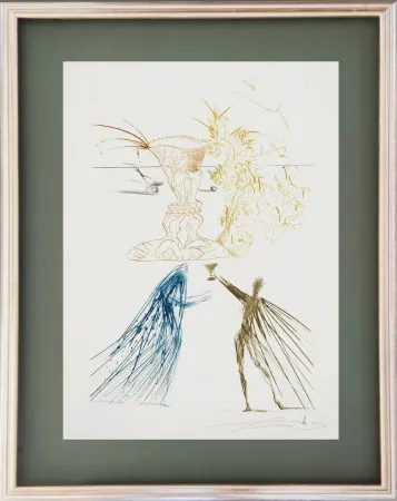 Radierung Dali - Tristram and Iseult