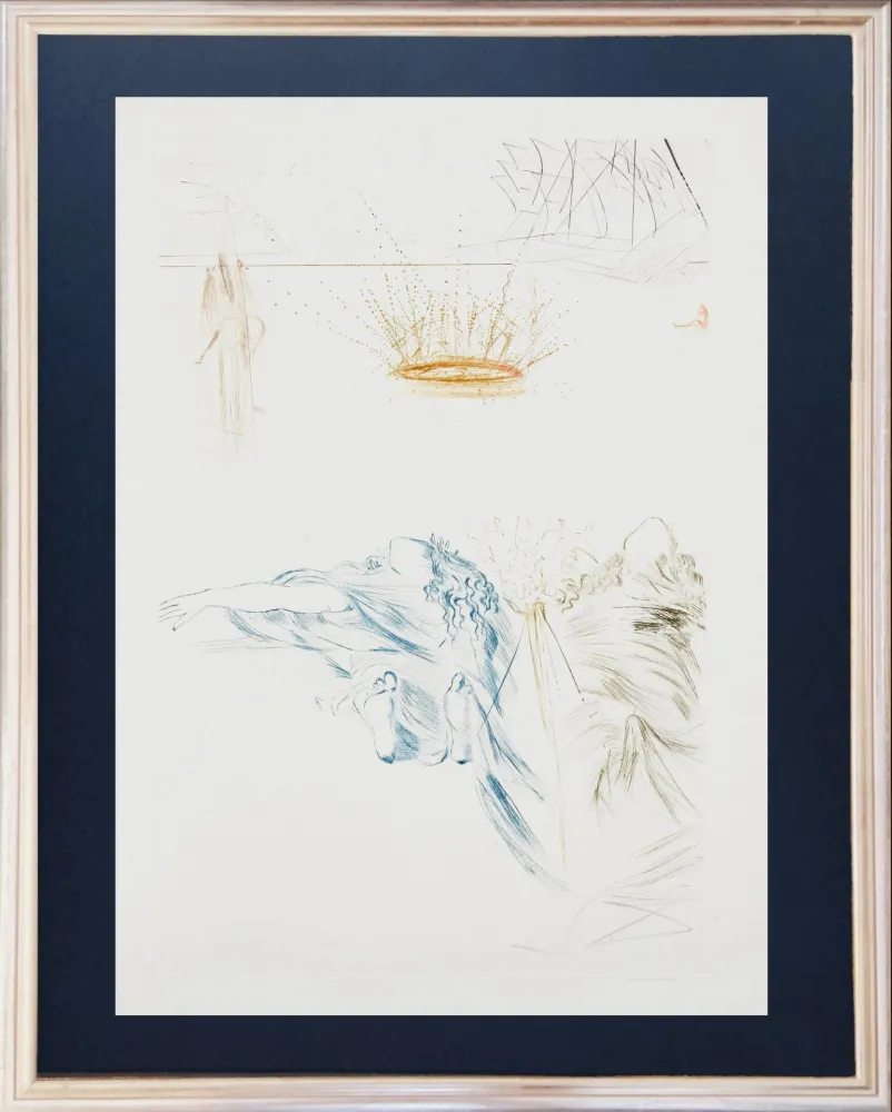 Radierung Dali - Tristram's Testament