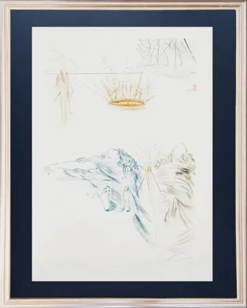 Radierung Dali - Tristram's Testament