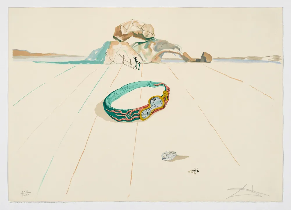 Lithographie Dali - Untitled