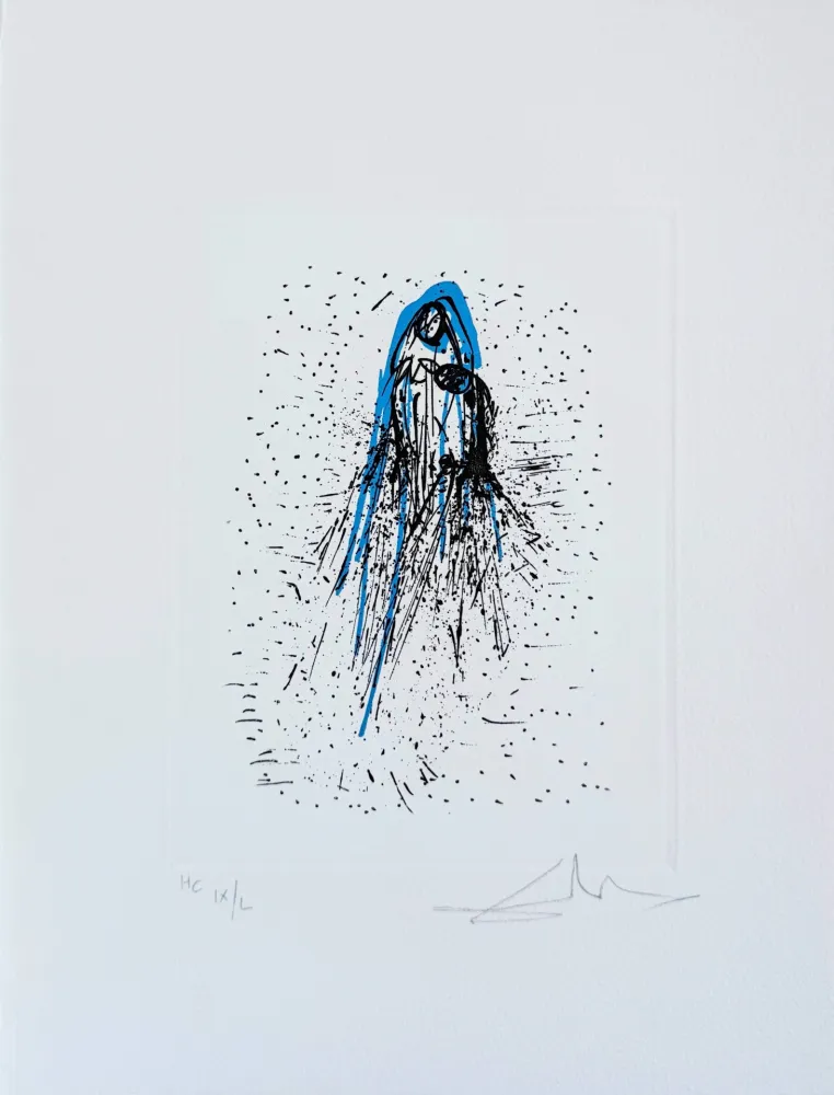 Radierung Dali - Virgo