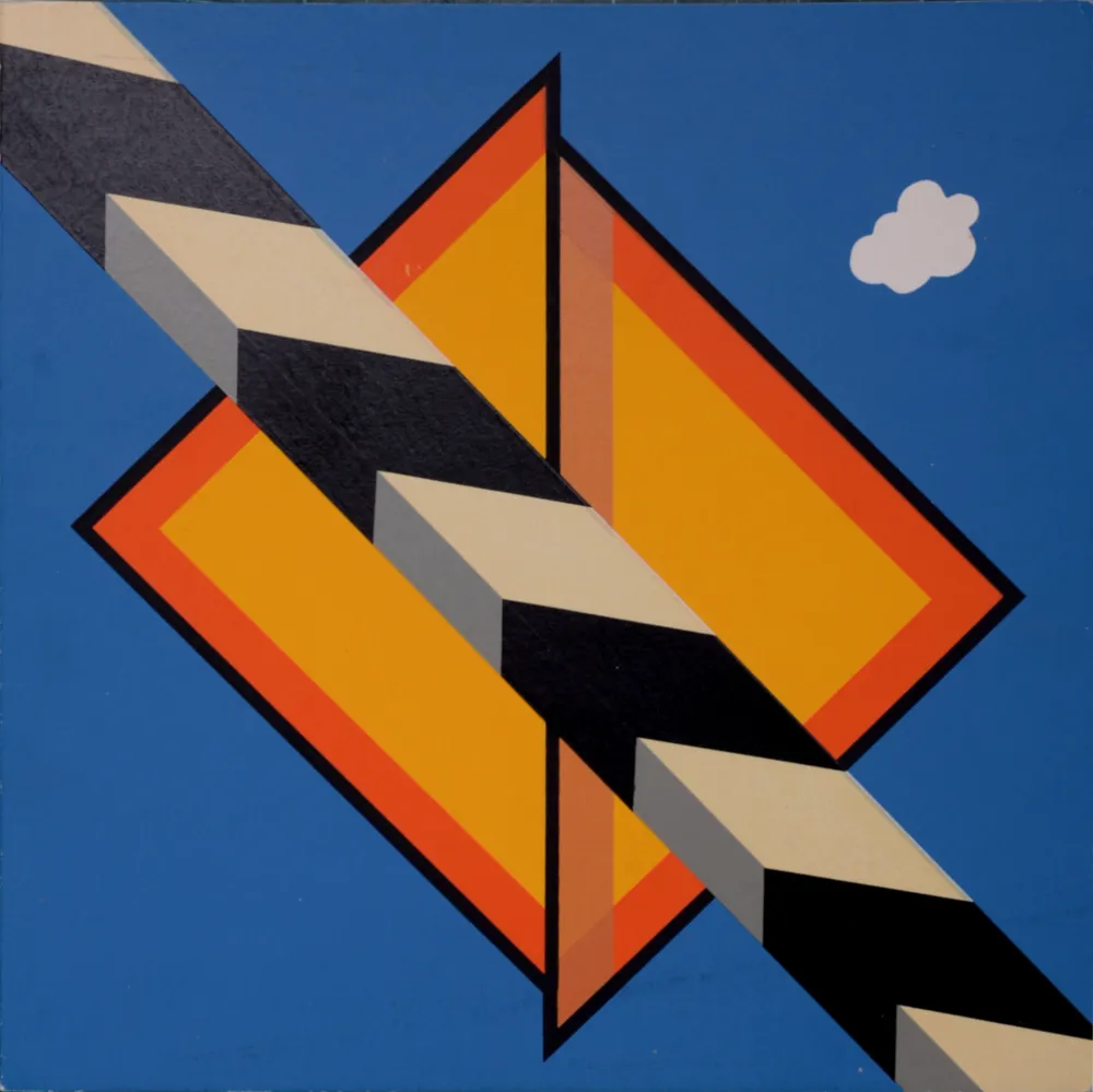 Siebdruck D'arcangelo - Composition, 1969