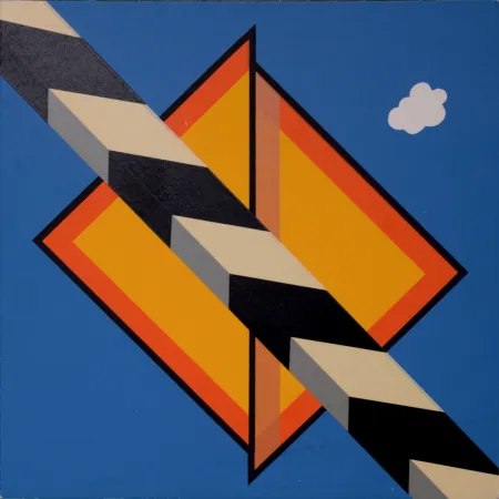 Siebdruck D'arcangelo - Composition, 1969