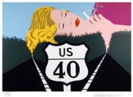 Siebdruck D'arcangelo - Smoke Dreams