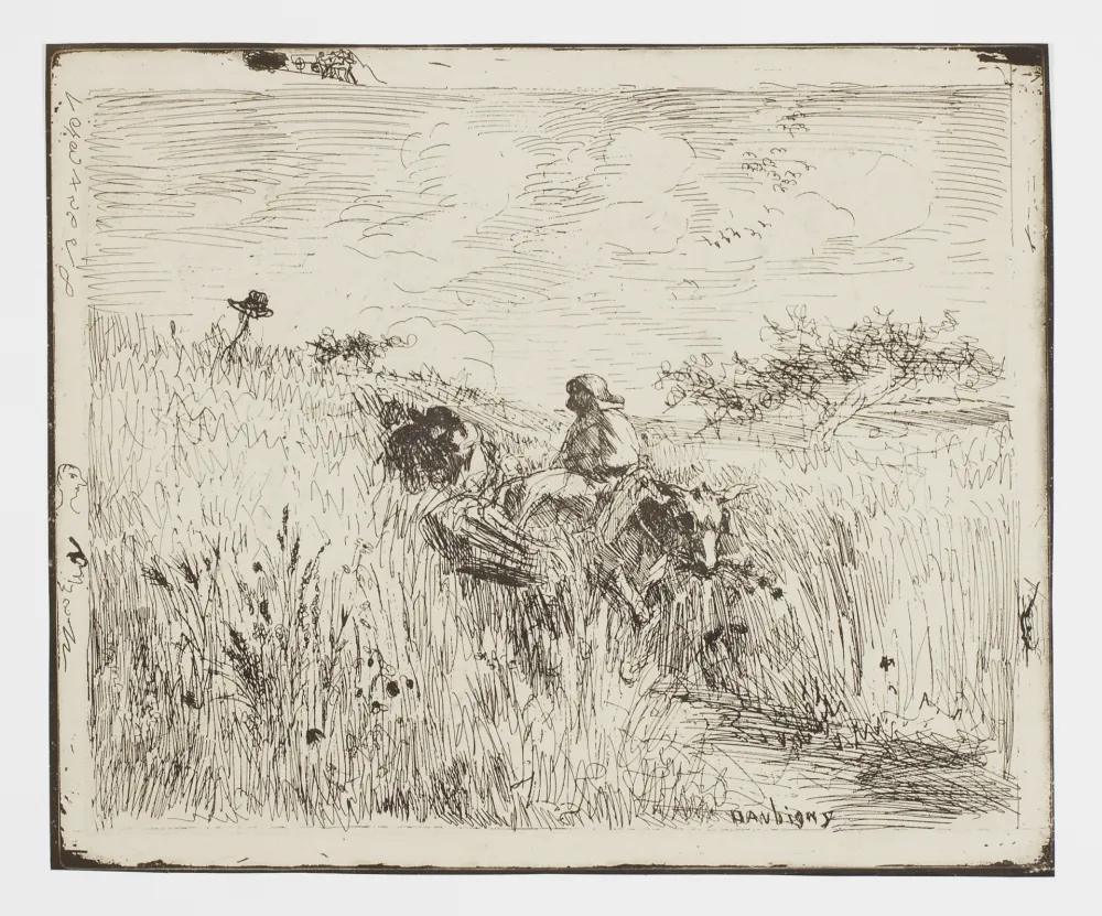 Keine Technische Daubigny - Sentier dans les Blés (The Path in the Wheatfield)